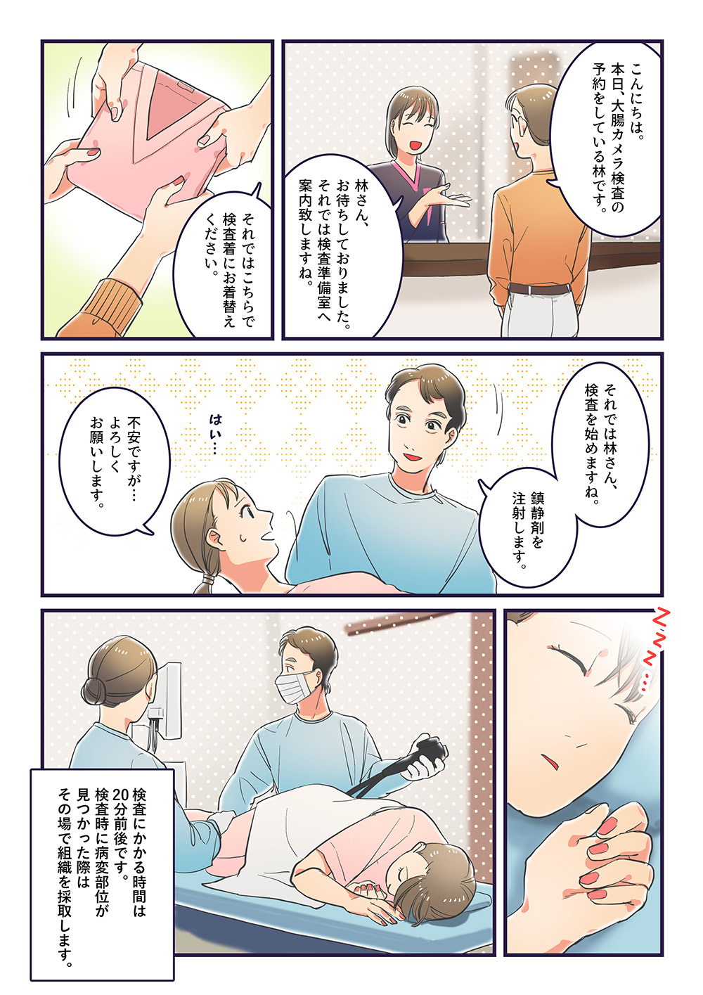 漫画でわかる大腸カメラ検査