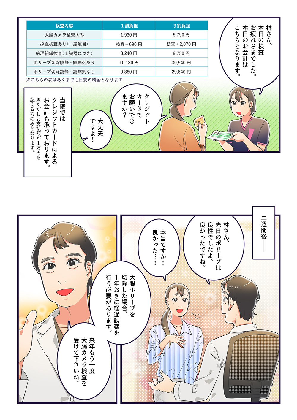 漫画でわかる大腸カメラ検査